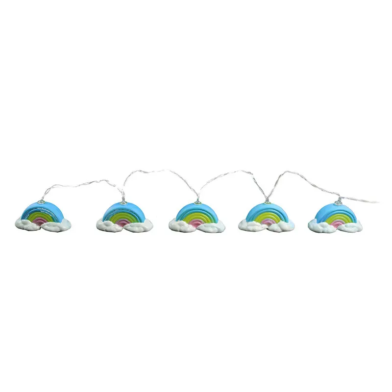 Guirlande 10LED Arc en ciel Multicolore - 165cm
