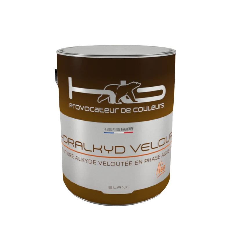 NOUVEAU - HYDRALKYD VELOURS NÉO Peinture de finition d'aspect velouté murs et plafonds