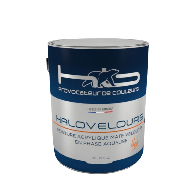 NOUVEAU - HALOVELOURS NÉO Peinture de finition d'aspect velouté murs et plafonds