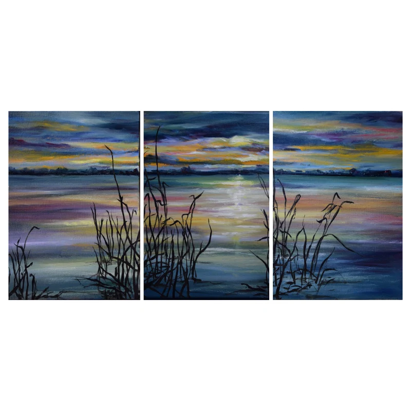 Tryptique coucher de soleil