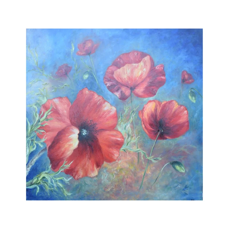 Coquelicots ensoleillés