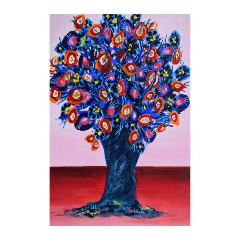 Arbre rouge magique