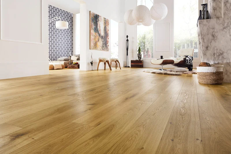 Lame parquet contrecollé huilé SOLBOIS DESIGN PREMIER RUSTIC NATURE