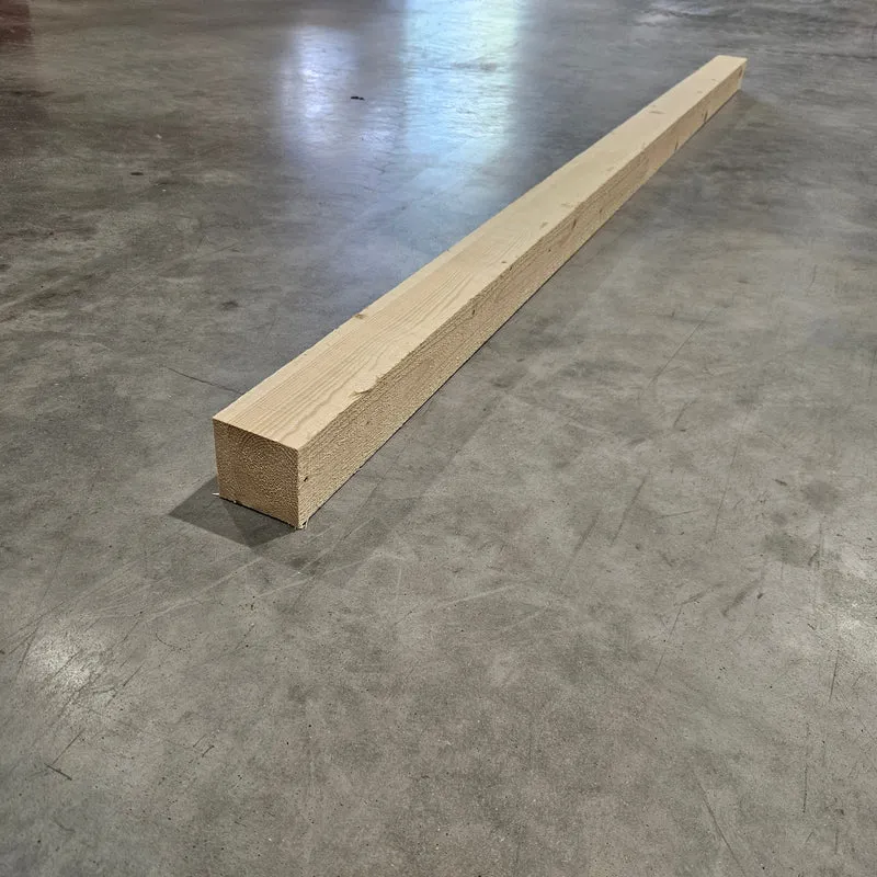 Poteau epicéa lamellé collé - 90x90 - L=2m (brut de sciage)
