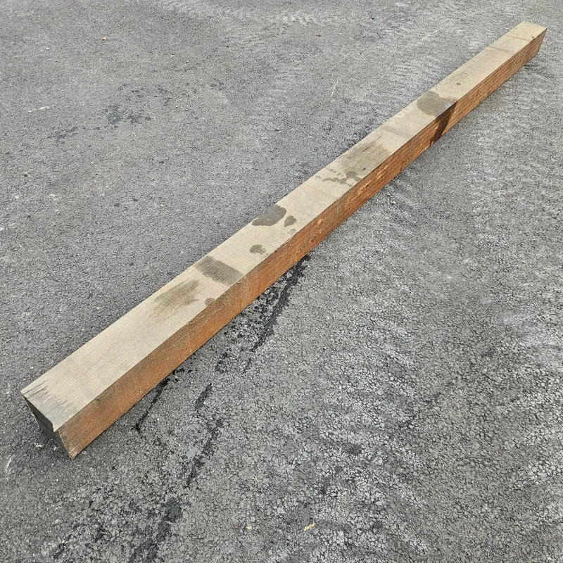 Poteau Exotique bois massif - 150x150 - L=4m (brut de sciage)