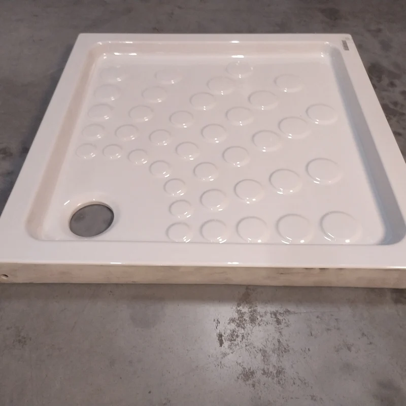 Receveur de douche céramique blanc - 800 x 800 x 75 mm