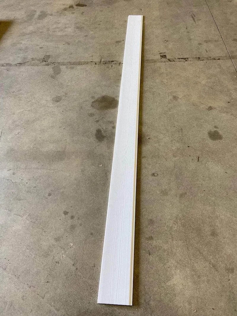 Lambris peint en blanc bois brut - 13x135 - L=2,53m