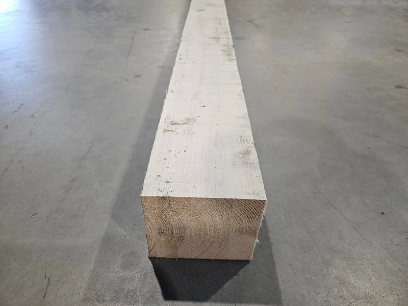 Poteau epicéa lamellé collé - 140x130 - L=3m (brut de sciage)