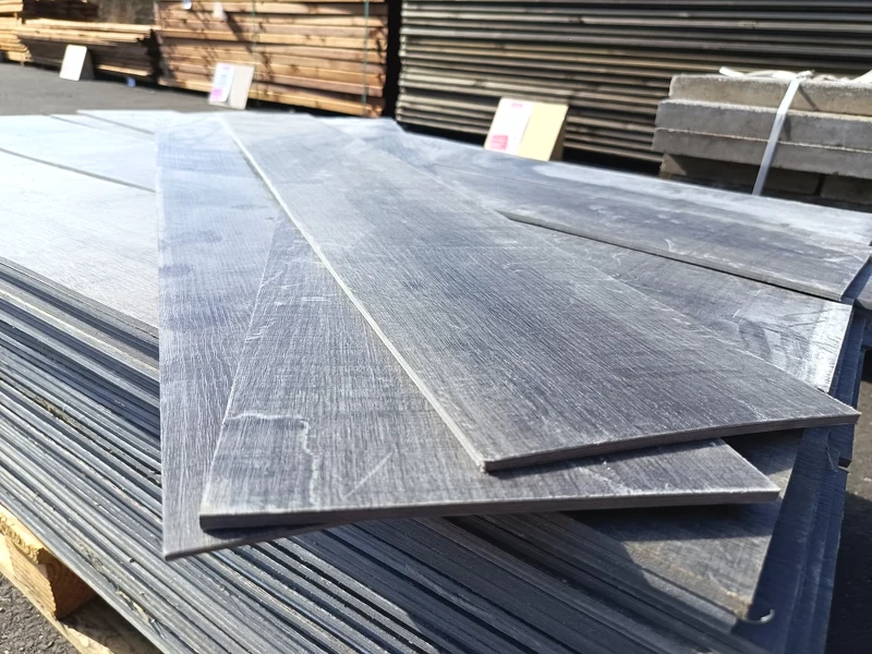 Lame PVC décor bois gris - 1200 x 180 x 20 mm