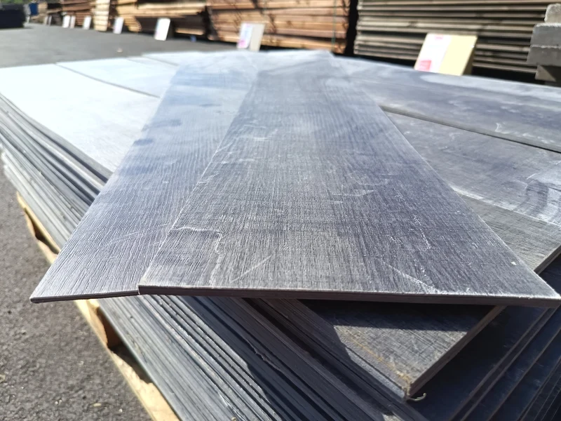Lame PVC décor bois gris - 1200 x 180 x 20 mm