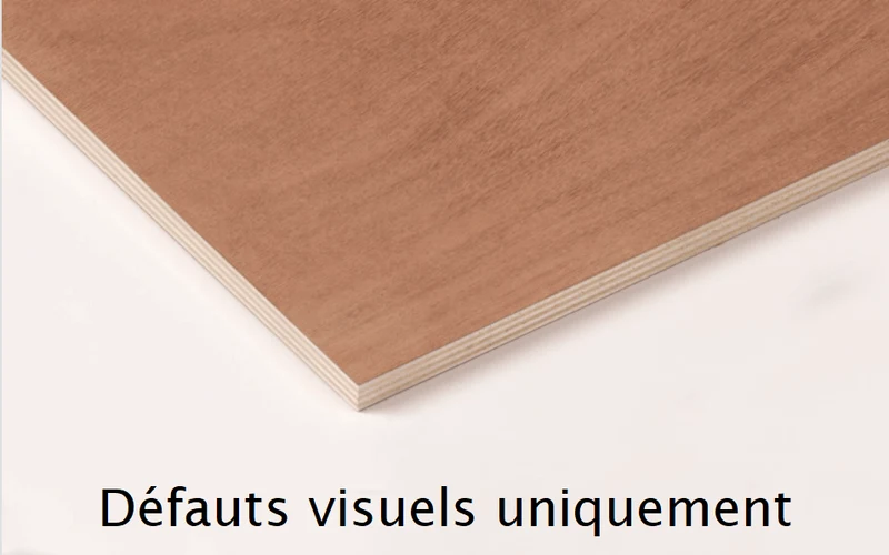 Contreplaqué okoumé - 2500 x 1220 x 08 mm (défaut visuel)