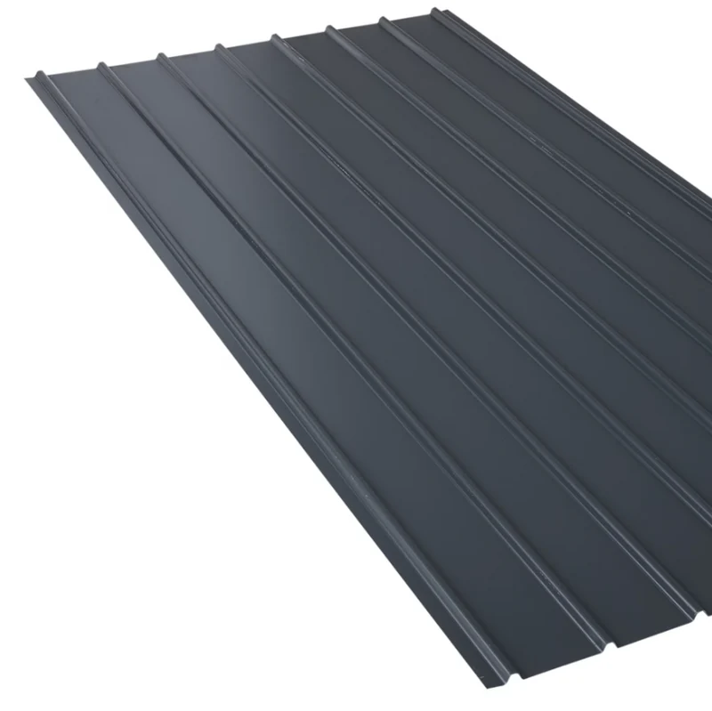 Bac en acier ondulé nervuré - Gris anthracite RAL 7016 - 2000x910 - H=12mm - Ep=0,4mm - SEDPA