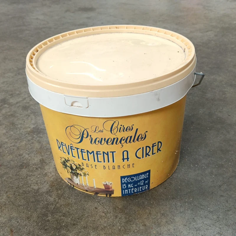 Revêtement à cirer 15 KG - couleur crème - Les cires provençales