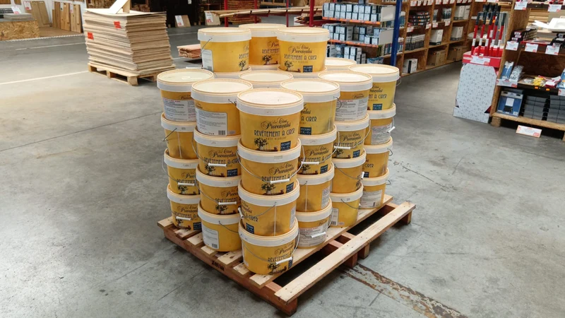 Revêtement à cirer 15 KG - couleur crème - Les cires provençales