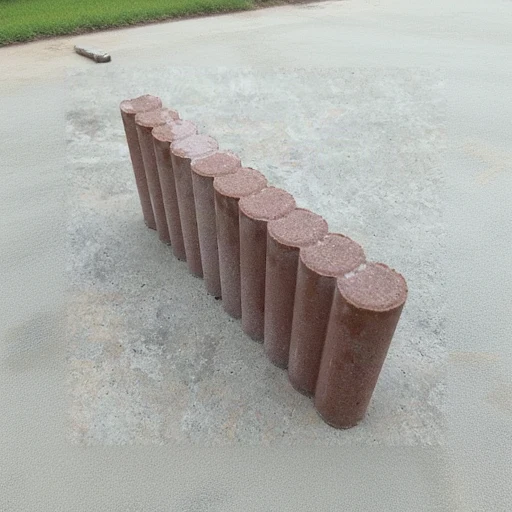 Bordurette béton Saumon - 500 x 200 x 60 mm