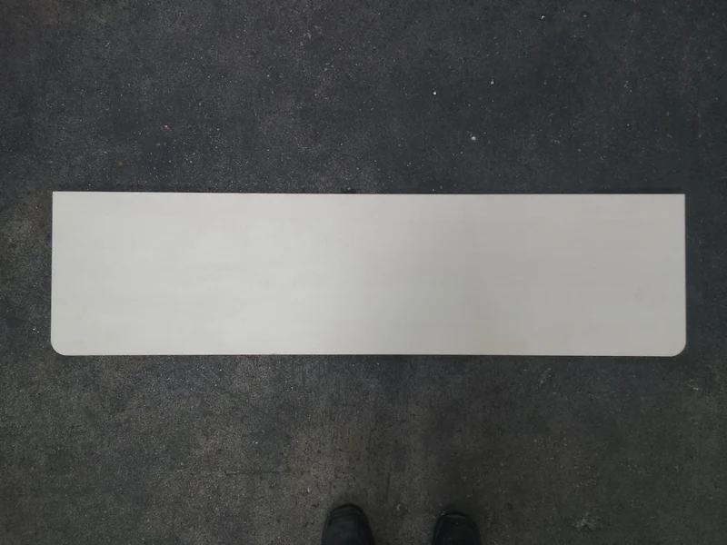 Tablette aggloméré décor érable - 1400 x 360 x 20 mm
