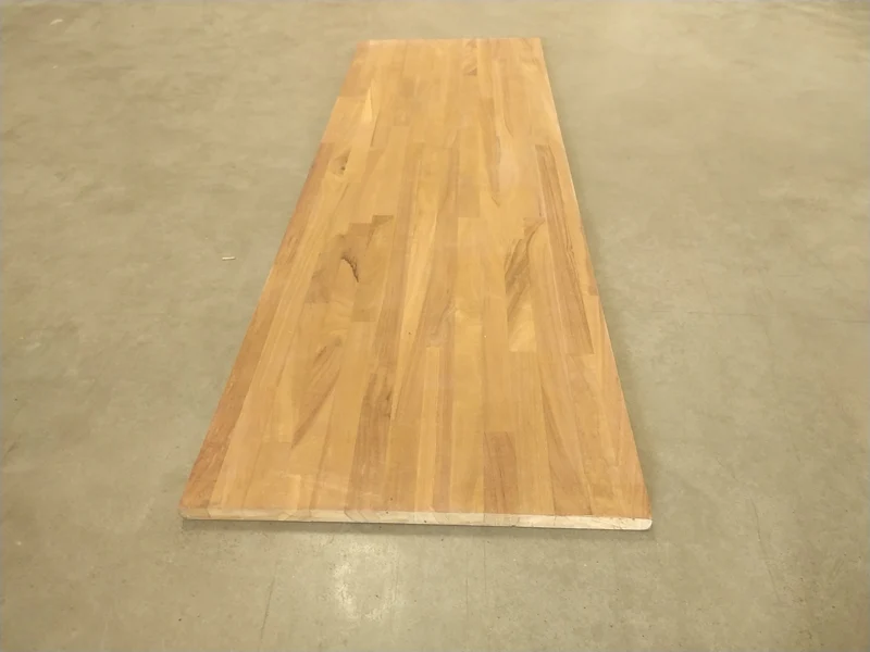 Tablette Teck Lamellée-collée - 1200 x 400 x 18 mm