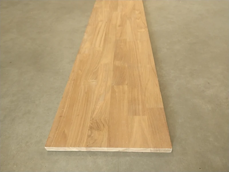 Tablette Teck Lamellée-collée - 1200 x 300 x 18 mm