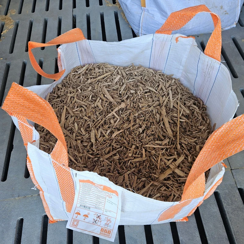 Big bag bois massif chêne broyat (250 litres)