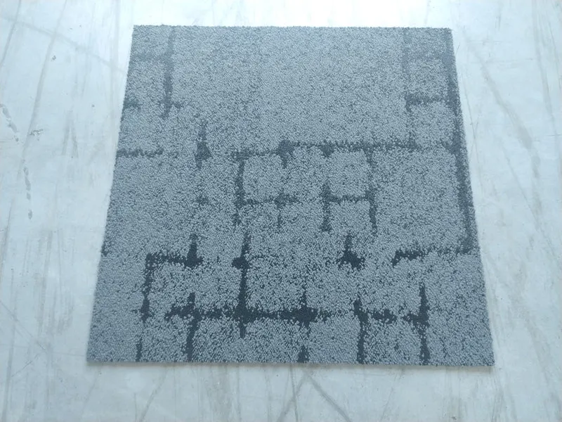 Dalle moquette gris foncé motifs carrés - 500 x 500 mm Heuga 530