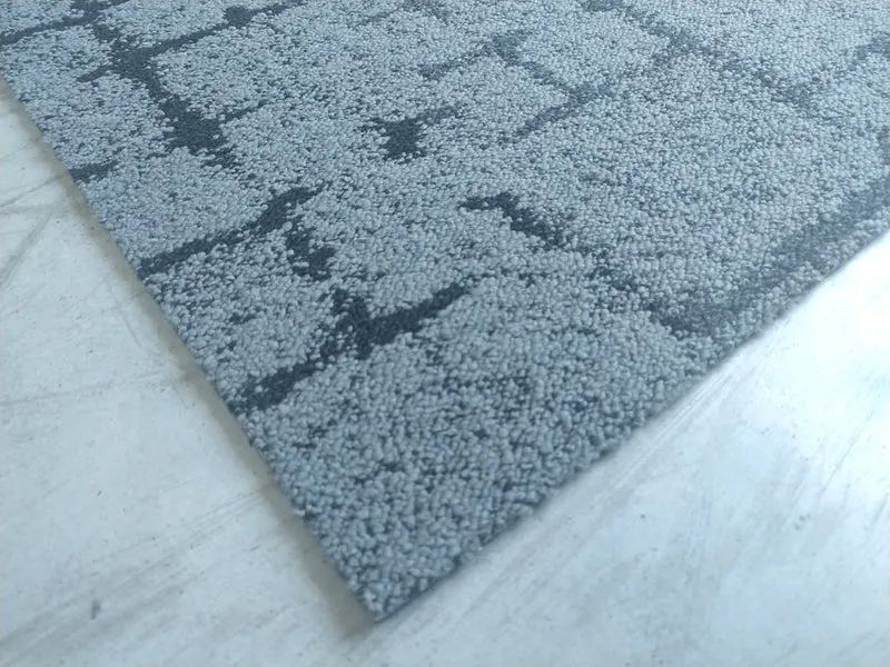 Dalle moquette gris foncé motifs carrés - 500 x 500 mm Heuga 530