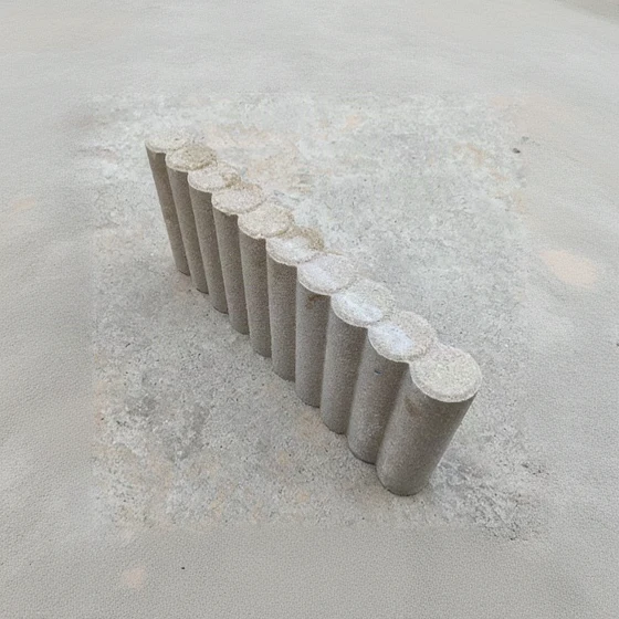 Bordurette béton Beige - 500 x 210 x 60 mm