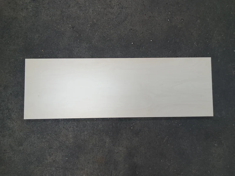 Tablette aggloméré décor érable - 1243 x 396 x 25 mm