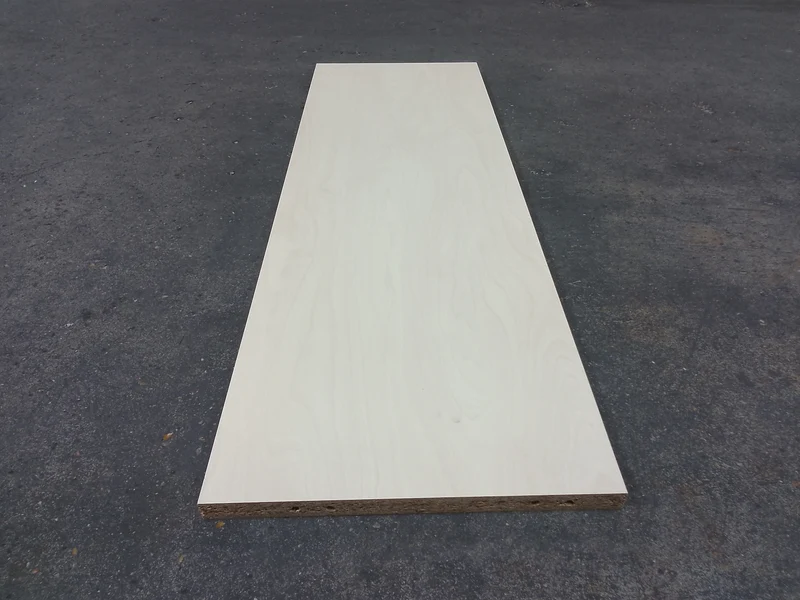 Tablette aggloméré décor érable - 1243 x 396 x 25 mm