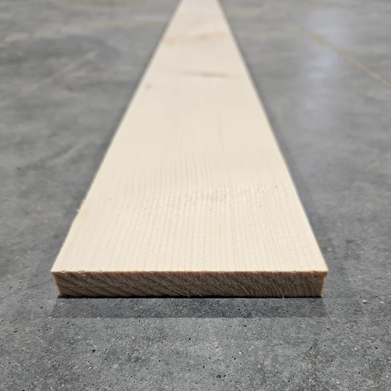 Plinthe épicéa lamellé collé -12x95x2000mm (raboté 4 faces)