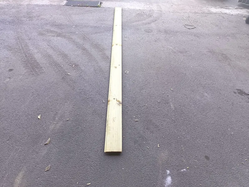 Bardage pin classe 4 vert - 22x133 - L=3.95m