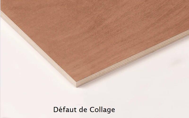 Contreplaqué okoumé XL - 3100 x 1530 x 08 mm (défaut de collage)