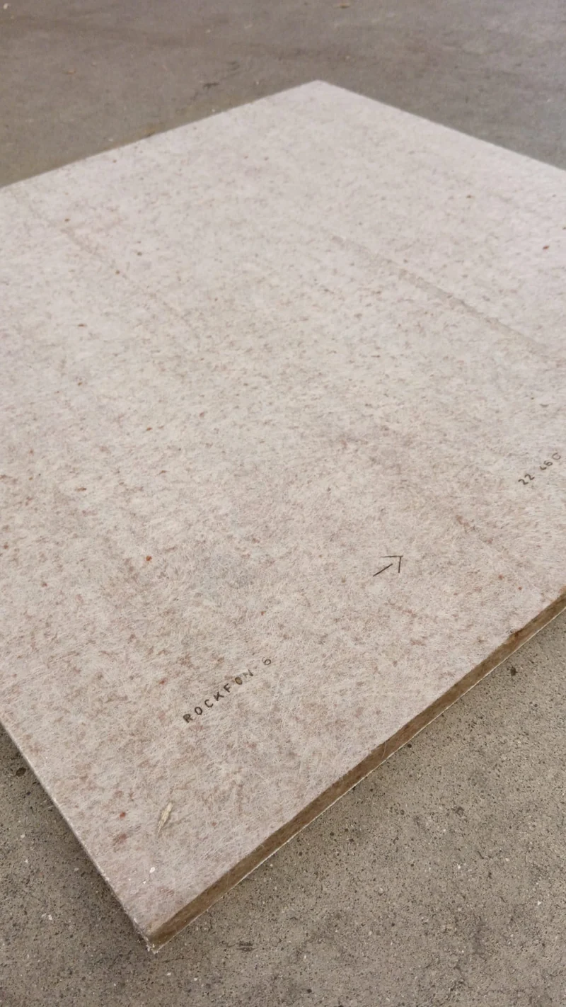 Faux-plafond laine de verre blanc Rockfon Ekla - 670x400