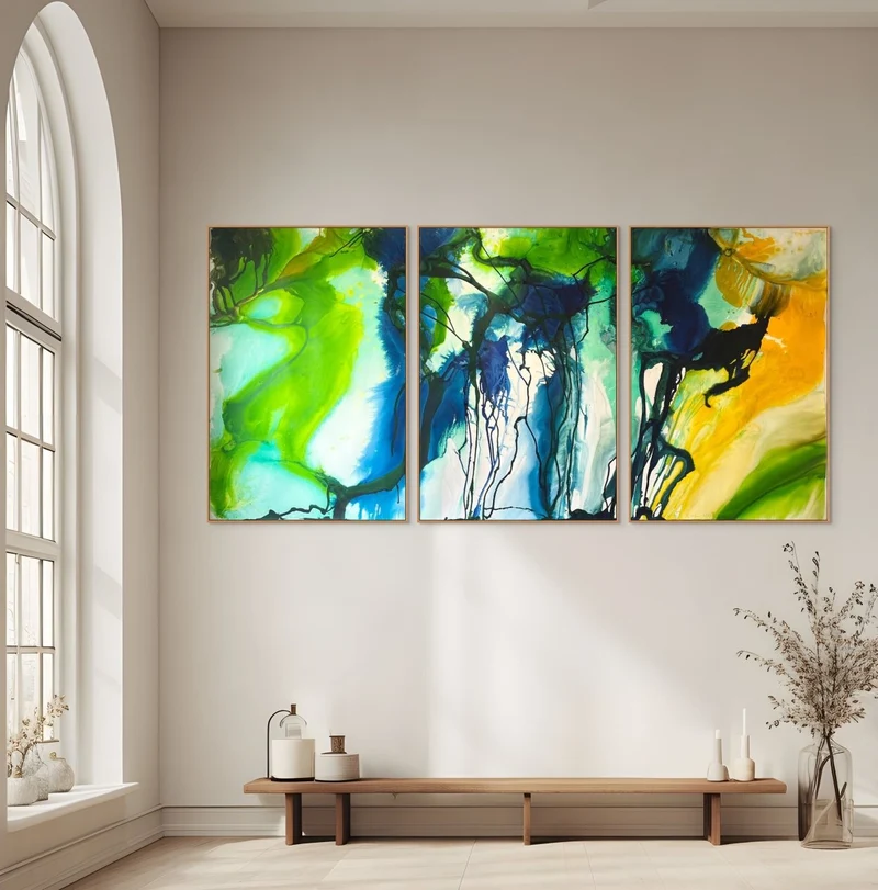 Bois de Boulogne 1 (Triptych)
