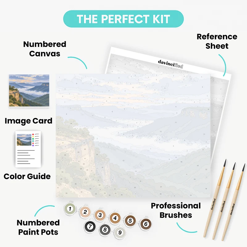 Jamison Valley Mist - Paint by Numbers Kit