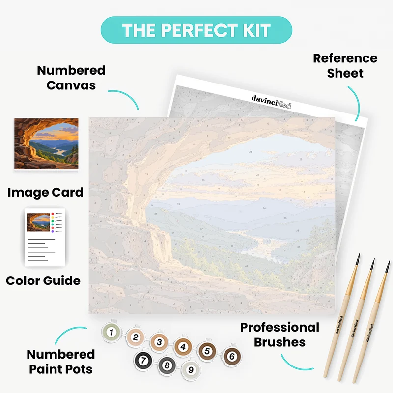 Sandstone Arch Sunset - Paint by Numbers Kit
