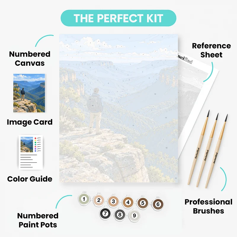 Grose Valley Lookout - Paint by Numbers Kit
