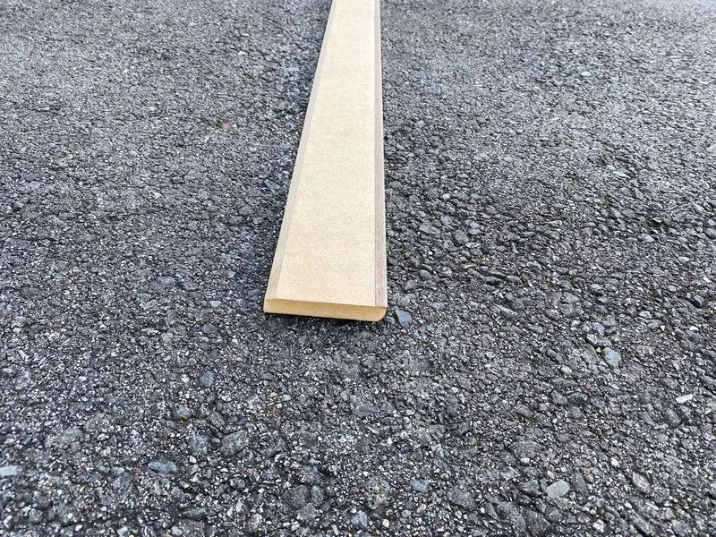 Plinthe wenge bois exo classe 4 - 13x80 - L=2,2m