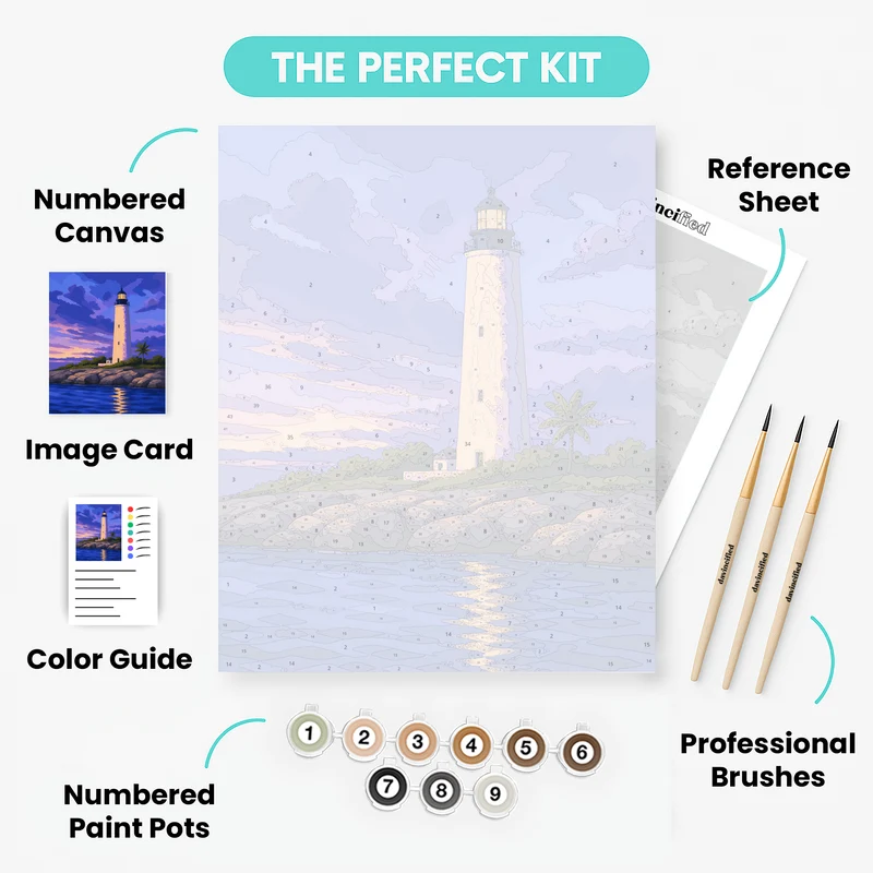 Boca Chita Blue Hour - Paint by Numbers Kit