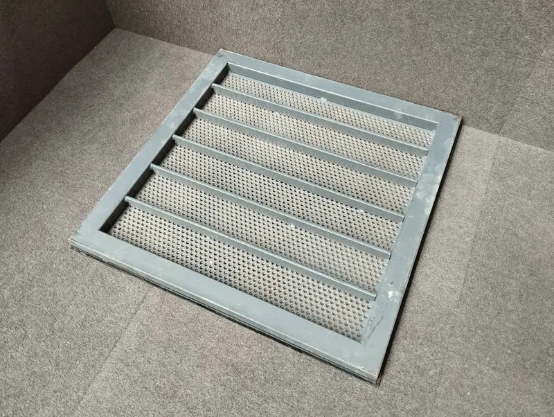 Faux plancher technique perforé blanc - 600 x 600 x 30 mm