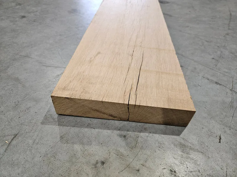 Solive chêne / chataîgner bois massif - 45 x 100 - L=2.4m (raboté 1 faces)
