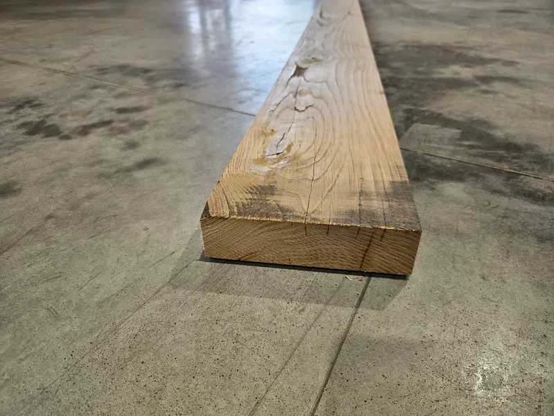 Solive chêne / châtaigner bois massif - 45 x 170 - L=2.4m (raboté 4 faces)