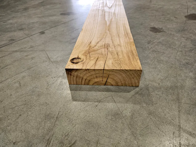 Solive chêne / chataîgner bois massif - 45 x 145 - L=2.4m (raboté 4 faces)