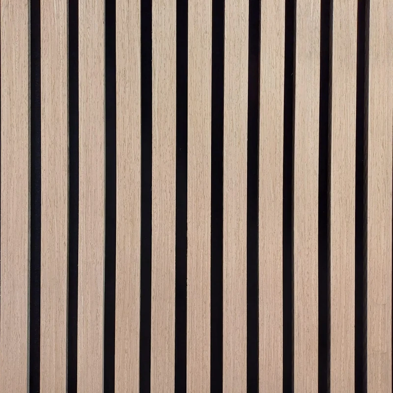 Panneau acoustique tasseau mdf décor chêne clair - 2440 x 600 x 18 mm
