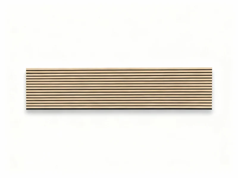 Panneau acoustique tasseau mdf décor chêne clair - 2440 x 600 x 18 mm