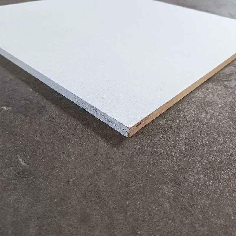 Faux-plafond laine de verre blanc - Ep=15mm - 600x600
