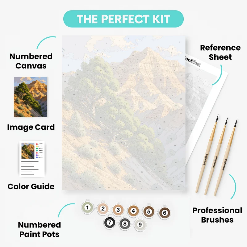 Juniper Cliffside - Paint by Numbers Kit