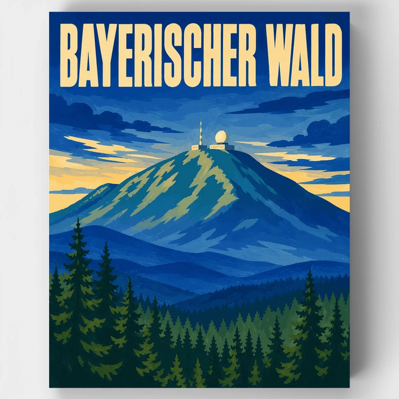 Grosser Arber Twilight - Paint by Numbers Kit