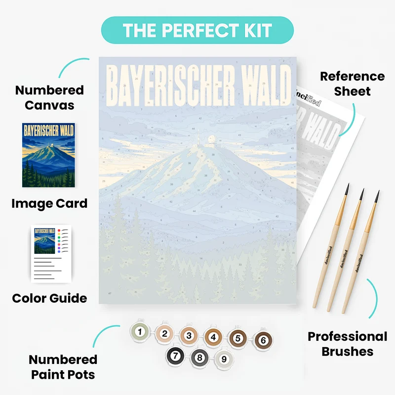 Grosser Arber Twilight - Paint by Numbers Kit