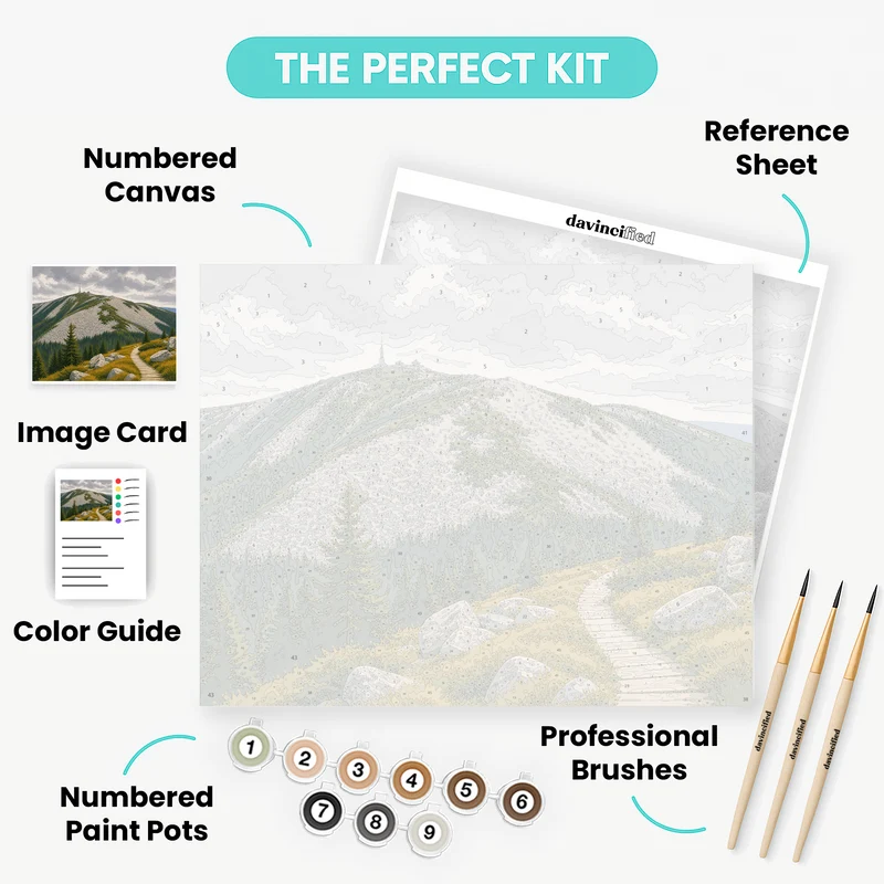 Lusen Granite Ridge - Paint by Numbers Kit