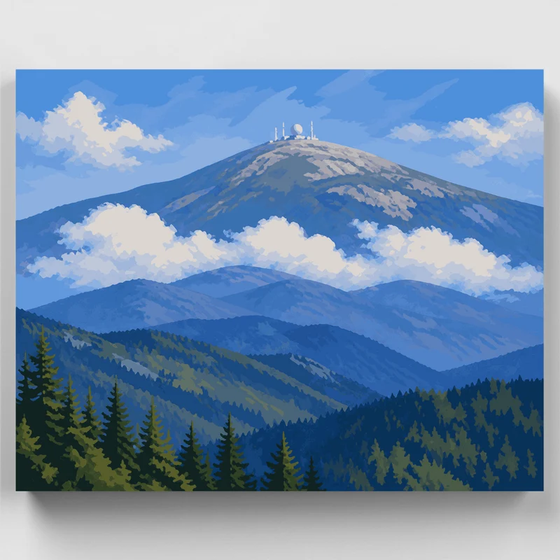 Grosser Arber Summit - Paint by Numbers Kit